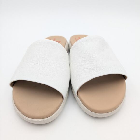 Marc Joseph New York Elizabeth Leather Slide Sandals White Size US10 EU41 - Picture 9 of 11